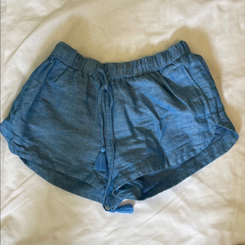 Vineyard Vines Summer Blue Cotton Shorts Womens XS